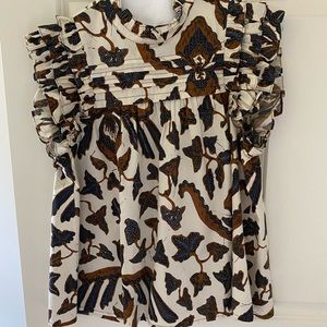 Ulla Johnson Ruffled Sleeveless Blouse